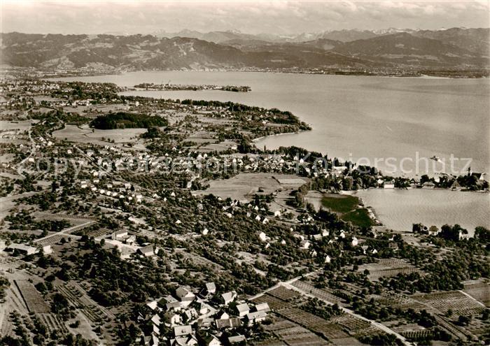 Wasserburg Bodensee Fliegeraufnahme