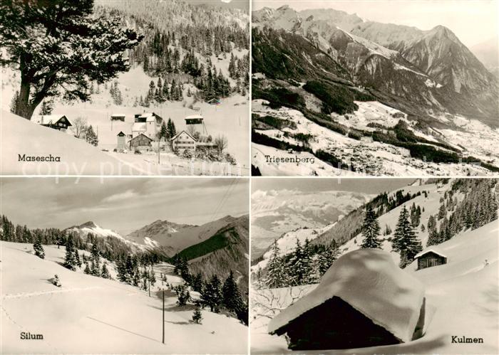 Triesenberg Liechtenstein FL Masescha Silum Kulmen