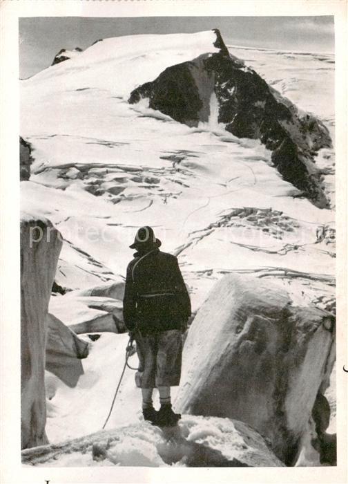 Zillertal Tirol AT Zillertaler Gletscher Bergsteiger