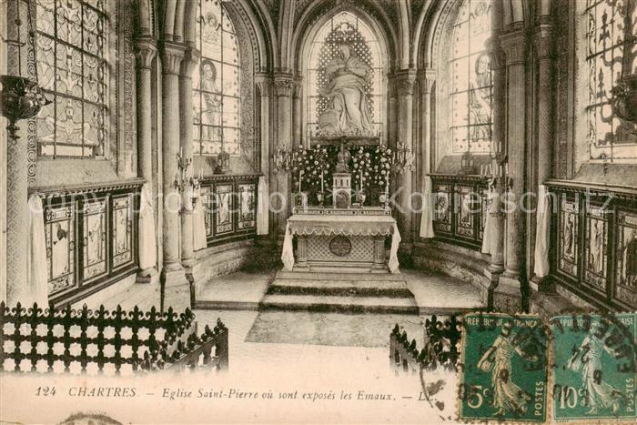 Chartres 28 Eglise Saint Pierre ou sont exposes les Emaux