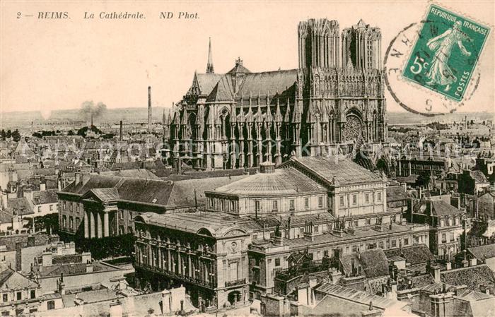 Reims 51 La Cathedrale