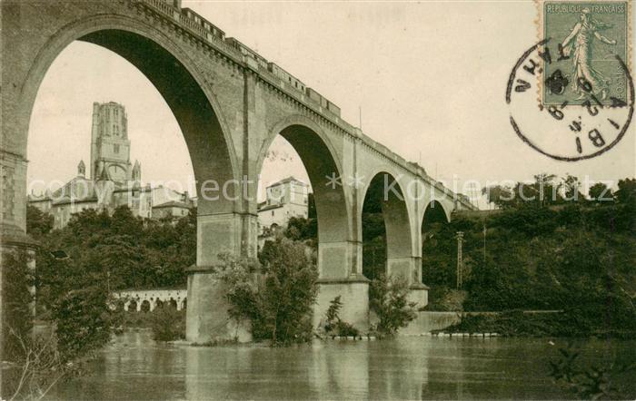 Albi 81 Tarn Le Viaduc et la Cathedrale