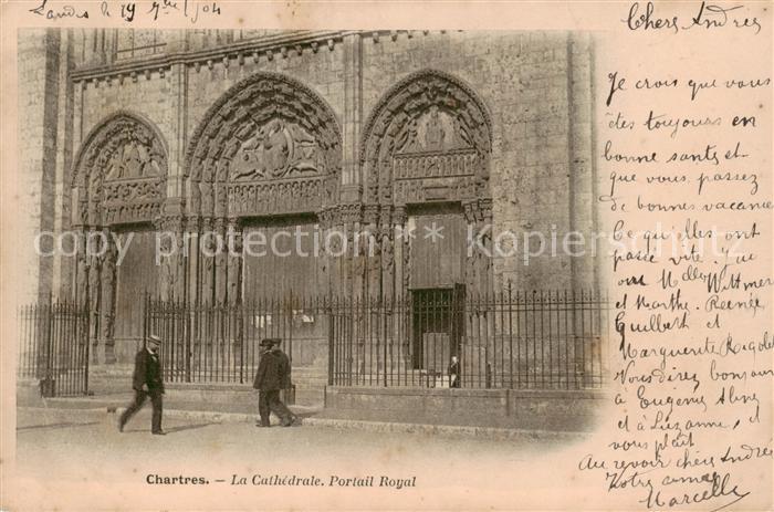 Chartres 28 La Cathedrale Portail Royal