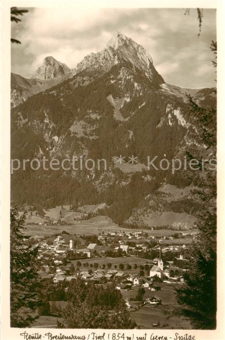 Reutte Tirol Breitenwana mit Geren Spitze