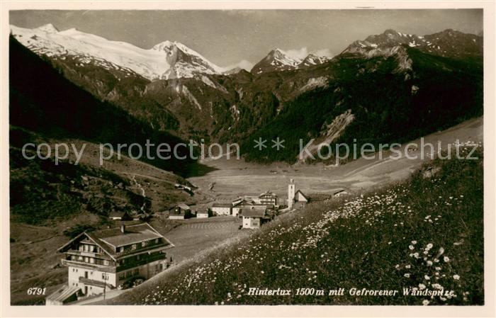 Hintertux Zillertal mit Gefrorener Wandspitze