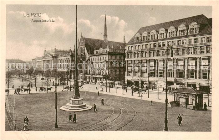 LEIPZIG Sachsen Augustusplatz