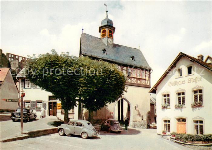 Koenigstein Taunus Motiv am alten Rathaus Altstadt Gasthaus