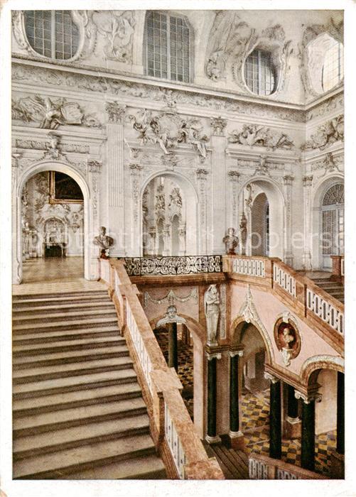 Schleissheim Oberschleissheim Neues Schloss Treppenaufgang