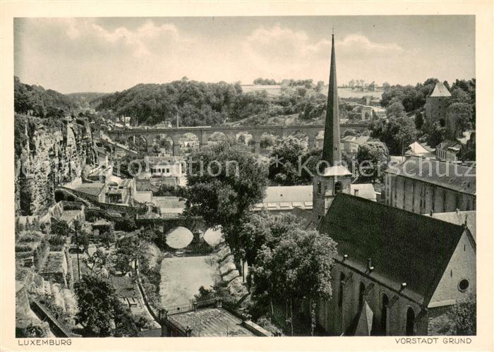 Luxemburg Luxembourg Vorstadt Grund