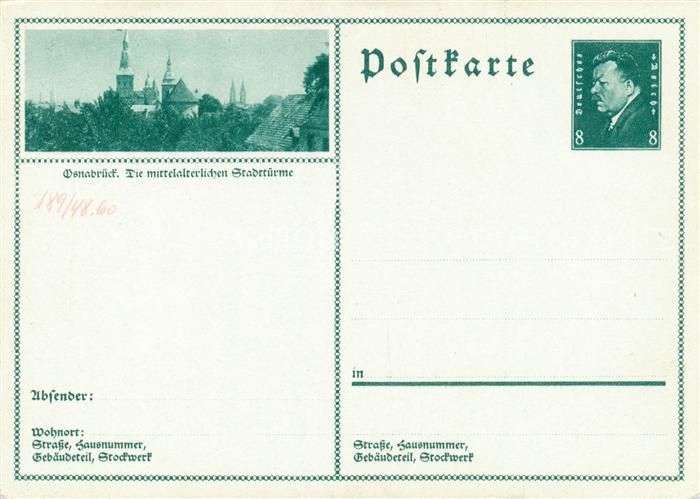 Osnabrueck Mittelalterliche Stadttuerme