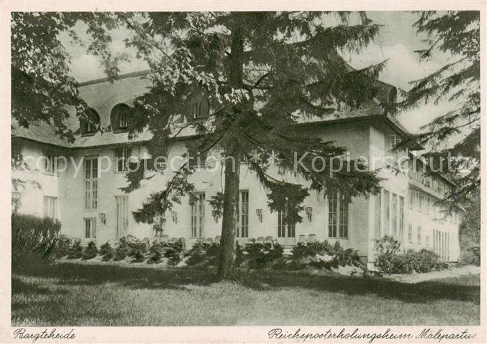 Bargteheide Reichsposterholungsheim Malepartus Kupfertiefdruck