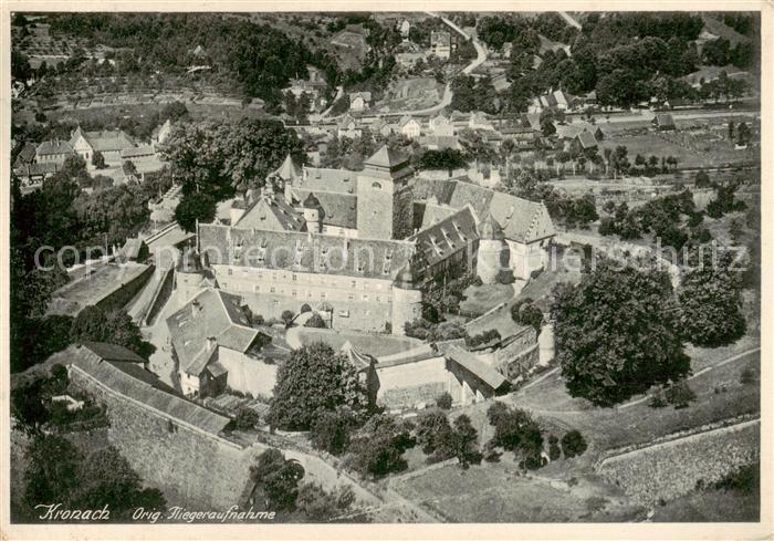 Kronach Oberfranken Original Fliegeraufnahme