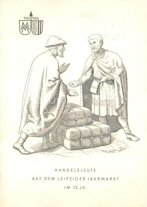 BERLIN  CITY Handelsleute Kuenstlerkarte