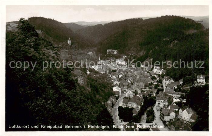 Bad Berneck Blick vom Rothersfelsen