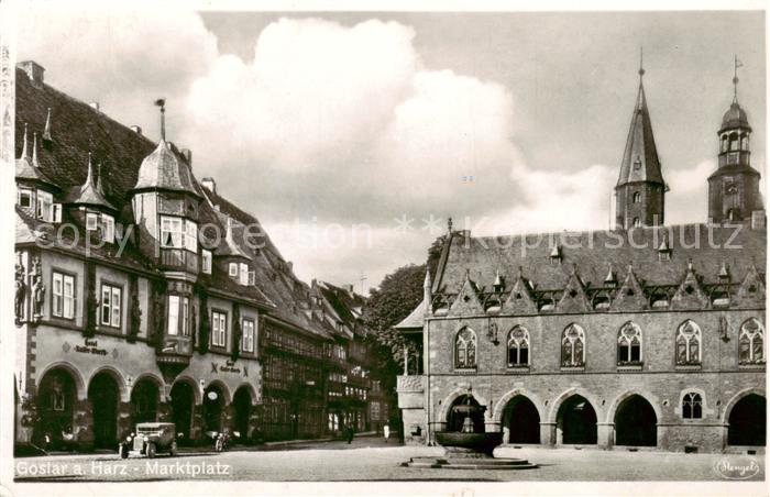 GOSLAR Harz Niedersachsen Marktplatz