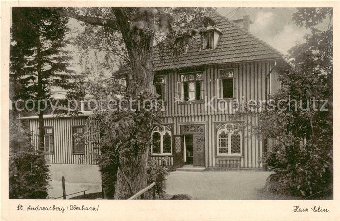 St Andreasberg Harz Haus Elim