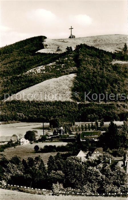 Bad Harzburg Blick vom Butterberg auf das Kreuz des Ostens