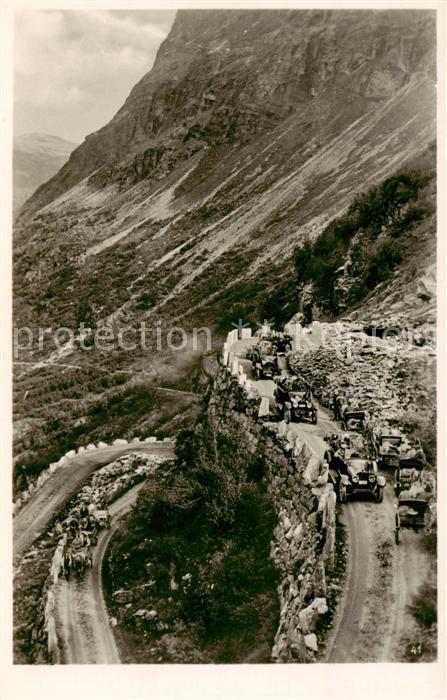 Geiranger Norge Strasse nach Djupvandshuette