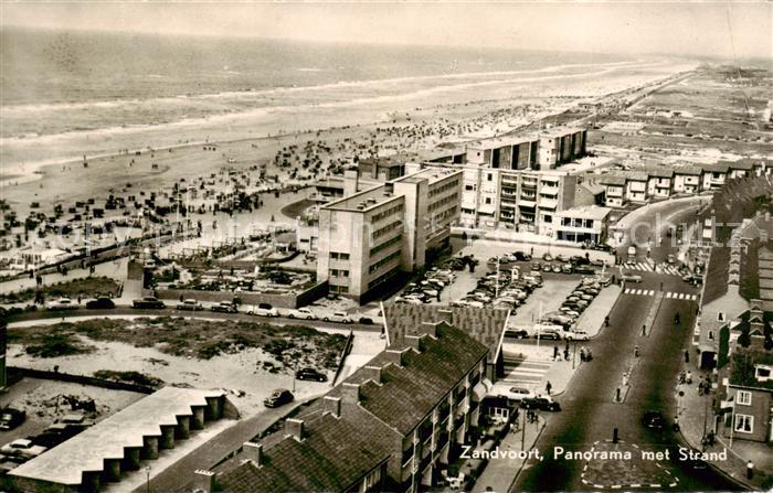 Zandvoort Noord Holland NL Panorama met Strand