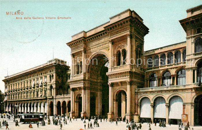 Milano Mailand IT Arco della Galleria Vittorio Eanuele