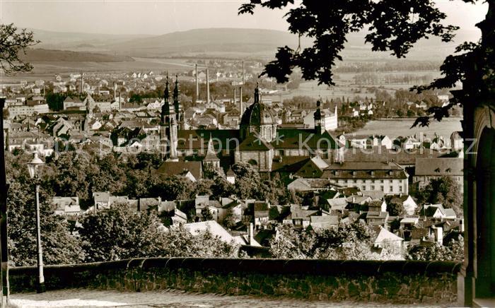 FULDA Hessen Blick vom Frauenberg