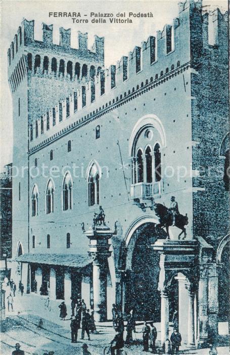 Ferrara IT Palazzo del Podesta Torre della Vittoria