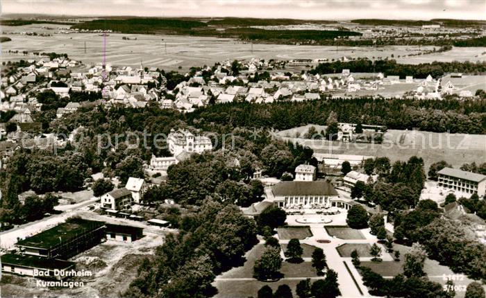 Bad Duerrheim Fliegeraufnahme mit Kuranlagen