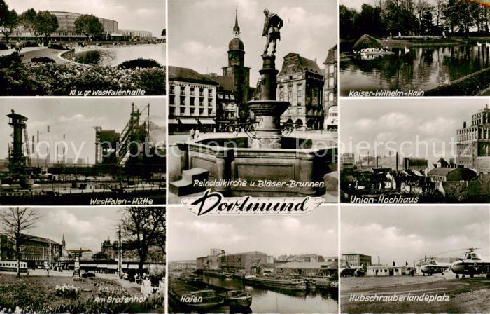 DORTMUND  CITY Westfalenhalle Westfalen Huette Am Grafenhof Reinoldikirch und Bl