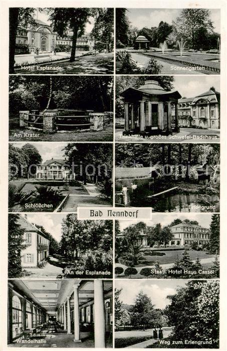 Bad Nenndorf Hotel Esplanade Sonnengarten Am Krater Trinkhalle Badehaus Schloess