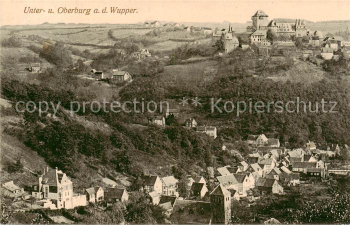 Burg Wupper Unter und Oberburg mit Schloss Burg