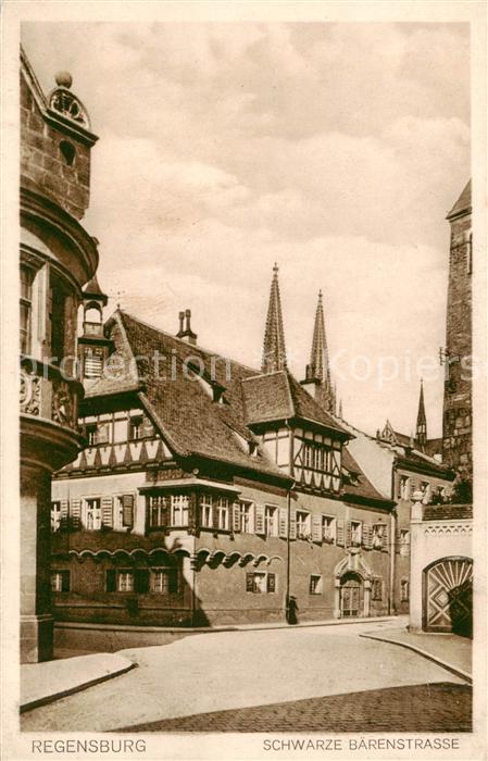 REGENSBURG Bayern Schwarze Baerenstrasse