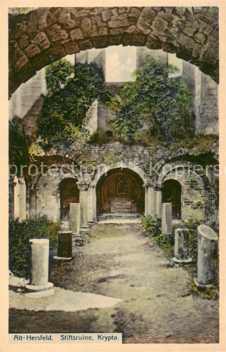 Hersfeld Bad Stiftsruine Krypta