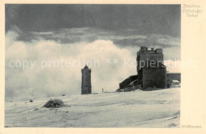 Brocken Harz Winterpartie Brockenhaus Aussichtsturm