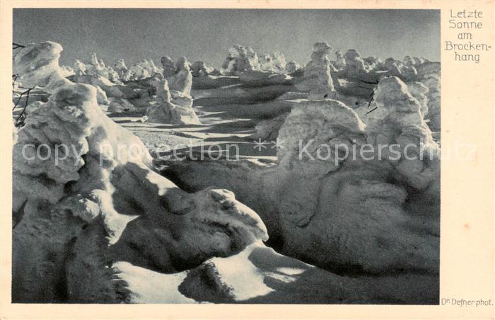 Brocken Harz Winteridyll