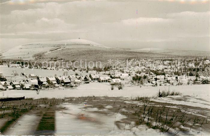 Braunlage Harz Panorama mit dem Wurmberg
