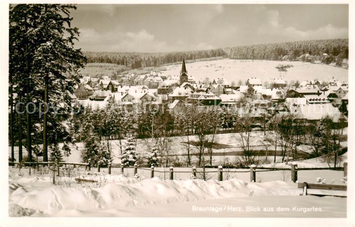 Braunlage Harz Blick aus dem Kurgarten