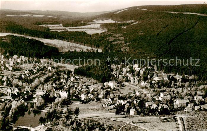 Braunlage Harz Fliegeraufnahme mit Wurmberg