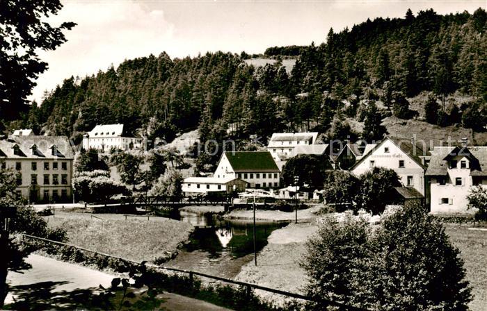 Behringersmuehle Goessweinstein Ortsansicht mit Pension Brendel