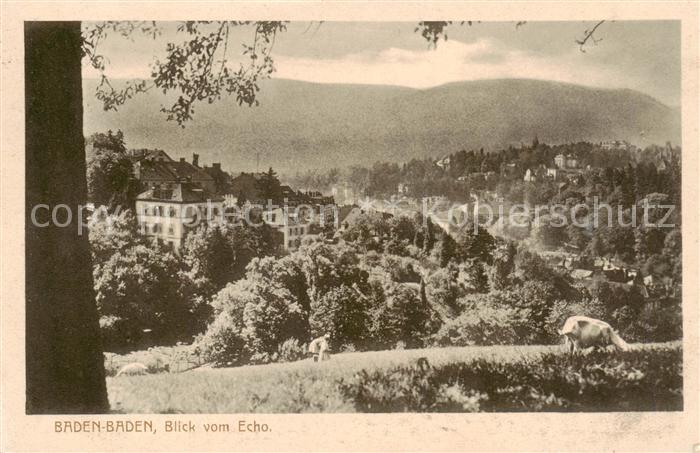 BADEN-BADEN BW Blick vom Echo
