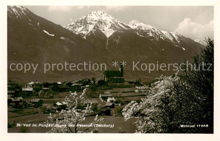 St Veit Pongau Salzburg AT Panorama mit Hasseneck