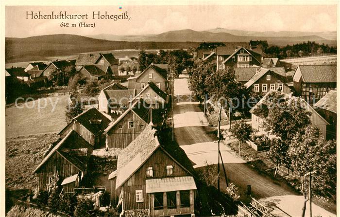 Hohegeiss Harz Panorama