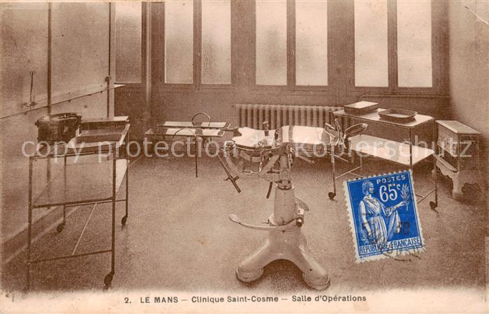 Le Mans Sarthe Clinique Saint Cosme Salle d Operation