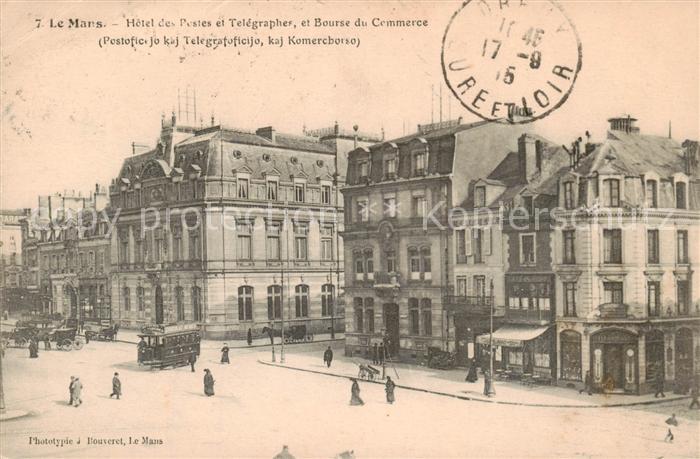 Le Mans Sarthe Hotel des Postes et Telegraphes et Bourse du Commerce