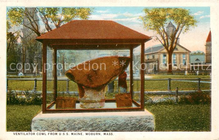 Woburn Massachusetts USA Ventilator Cowl from Uss Maine