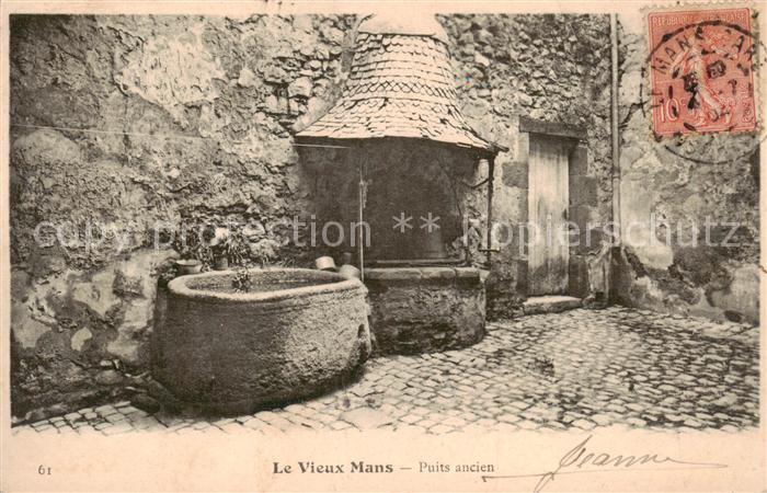 Le Mans Sarthe Le Vieux Mans Puits ancien