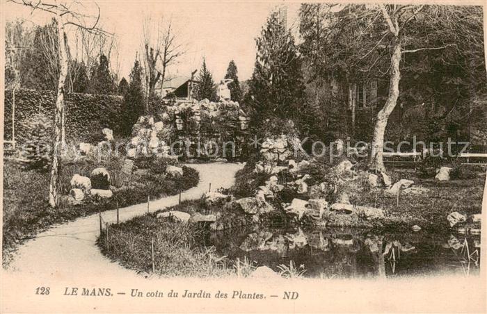 Le Mans Sarthe Un coin du Jardin des Plantes