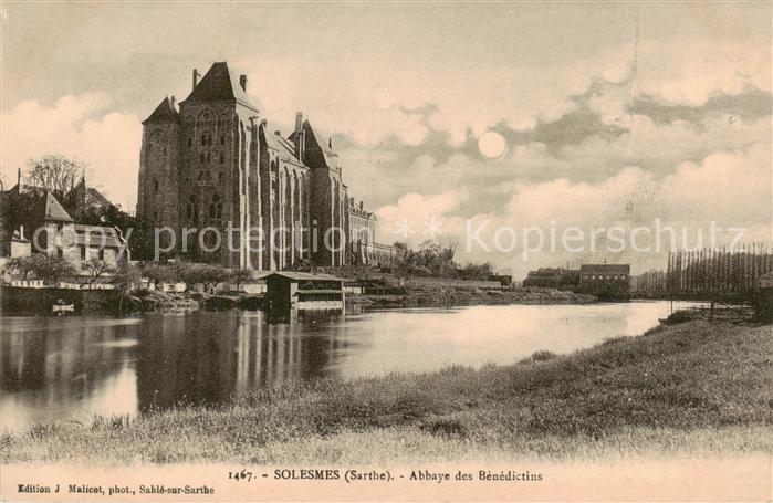 Solesmes 72 Sarthe Abbaye des Benedictins