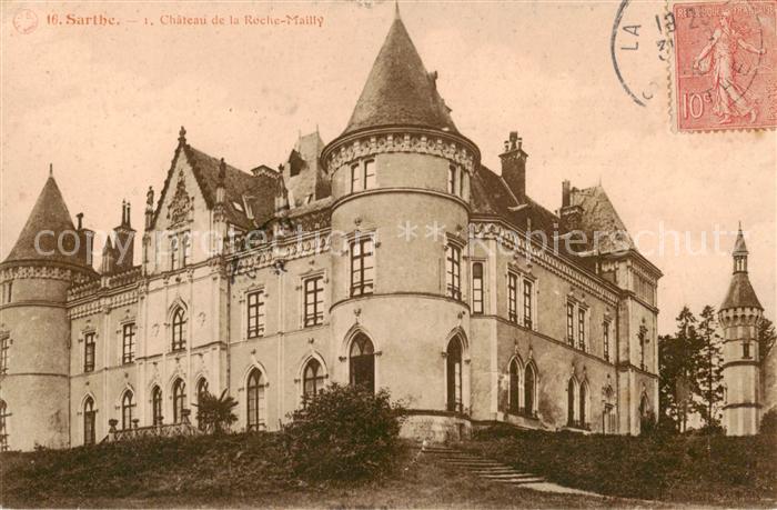 Sarthe La (Departm.) Chateau de la Roche Mailly