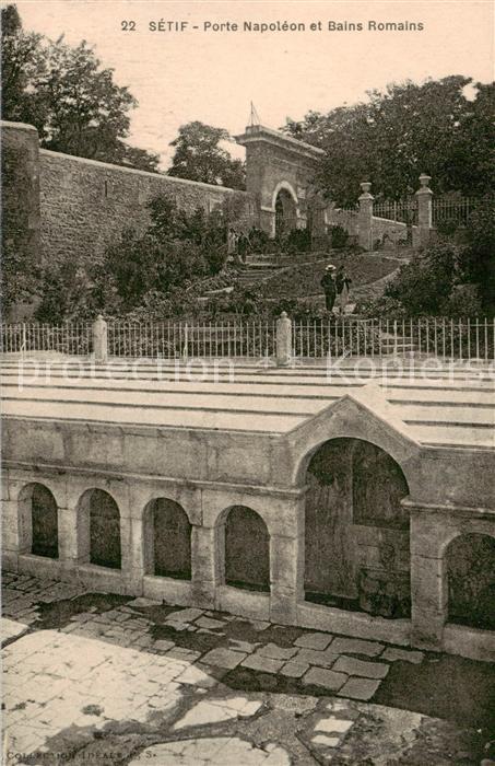 Setif Algerie Porte Napoleon et Bains Romains