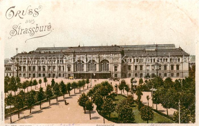 Strassburg Elsass Bahnhof